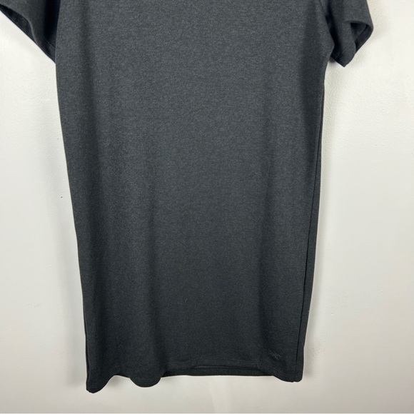 Arc´teryx Laina Knit Fleece Mock Neck Short Sleeve Shift Dress Medium Black - Picture 13 of 14